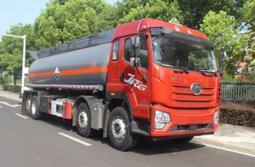 解放JK6前四后六腐蝕性物品罐式運(yùn)輸車