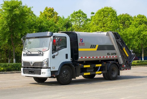10方東風(fēng)福瑞卡F7壓縮垃圾車_凱力風(fēng)牌KLF5120ZYSE6型壓縮式垃圾車
