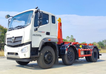 20T噸福田瑞沃大金剛ES7小三軸勾臂垃圾車