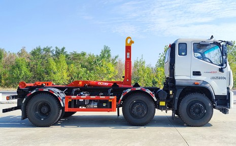 20T噸福田瑞沃大金剛ES7小三軸勾臂垃圾車_HDW5253ZXXBJ6型車廂可卸式垃圾車